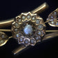 Antique, Victorian 18K Seed Pearl Flower/Leaf Design Brooch Pin - In-person pick up only