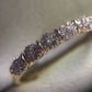 Vintage Diamond Pave Engagement Ring w/Matching Yellow Gold Pave Band 14K