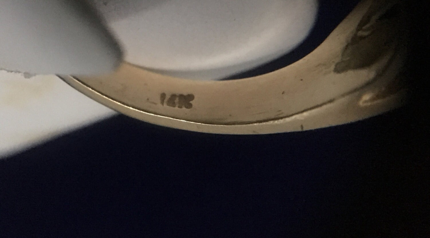 Vintage 14K Yellow Gold Open Twist Ring - Local pickup only