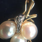 Cultured Pearl and Diamond Accent 14K Yellow Gold Pendant