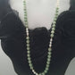 Vintage Jade and Pearl Necklace with 14K Yellow Gold Spacer Beads