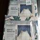 Vintage Richmark York Harbor Jabot and Valance Curtain Set