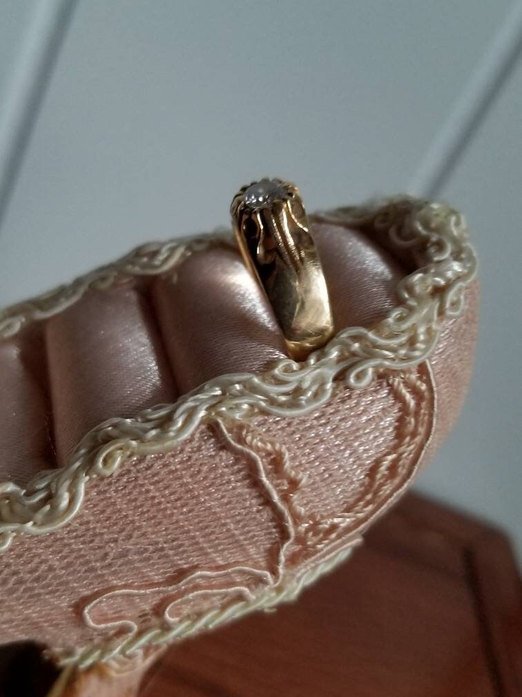 Vintage Art Deco Diamond Solitaire Ring *Local pickup Only*