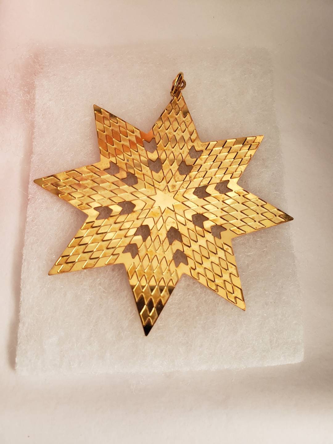 Star Quilt Pattern Ornament MMOA