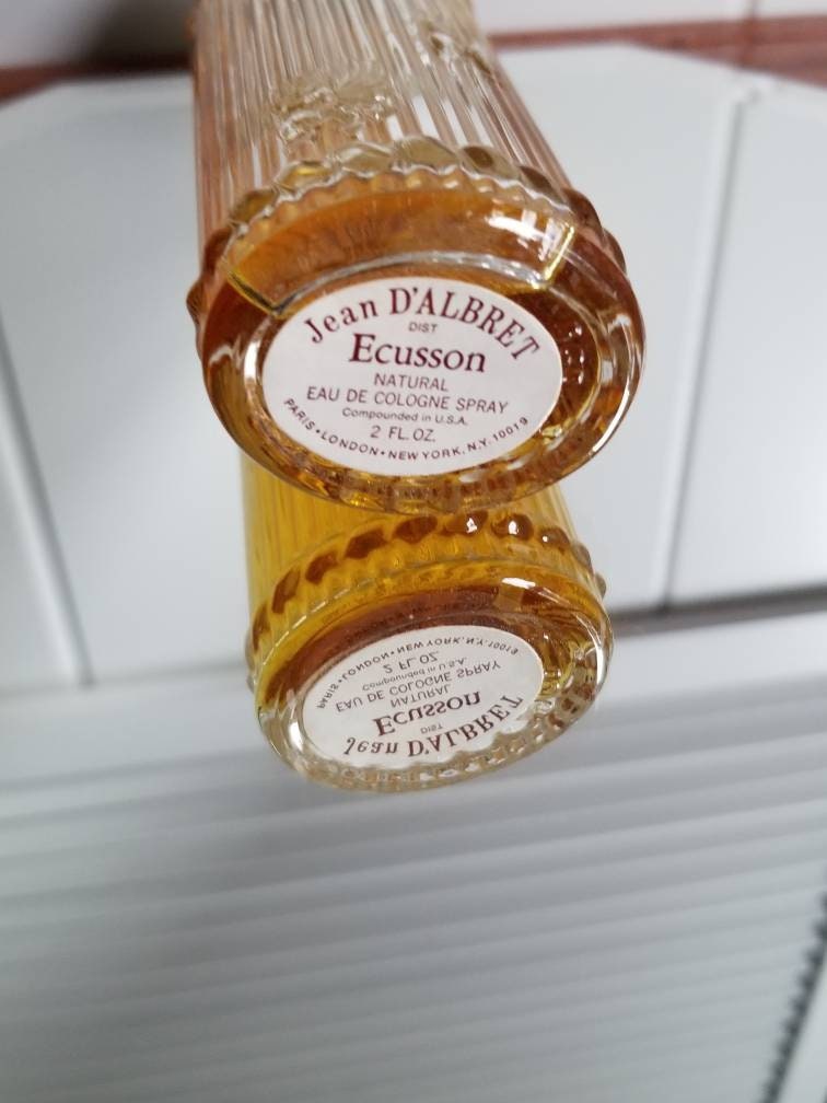 Vintage Jean D'Albert Ecusson Eau de Cologne
