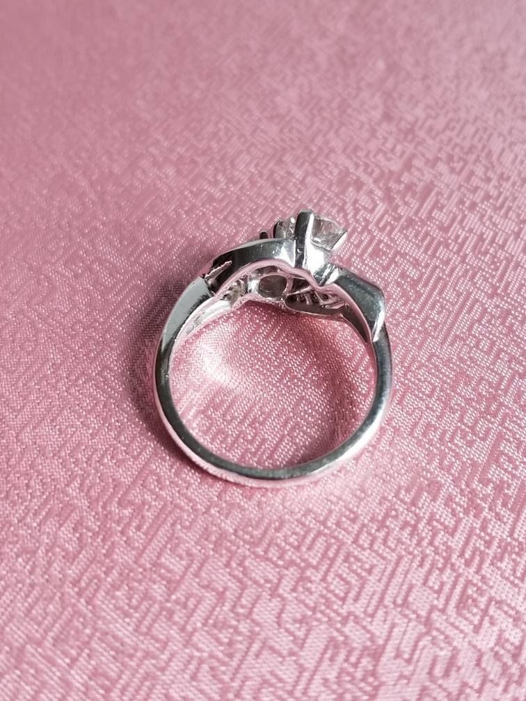 Vintage Old Mine Cut Dual Diamond Cocktail Ring