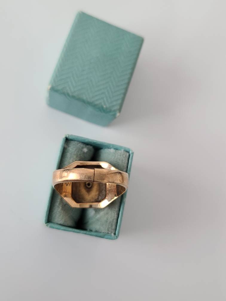 Art Deco 1938 10K Class Ring