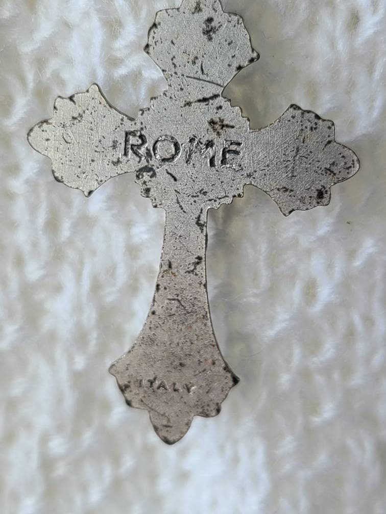 Vintage Italian ROME Sterling Rosary