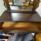Mahogany Shaving Vanity Mirror Stand