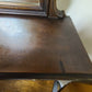 Mahogany Shaving Vanity Mirror Stand