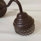 Vintage Ornate Brown Wall Sconce