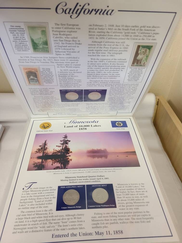 Edwin R. Sherwood Postal Statehood Quarters Collection