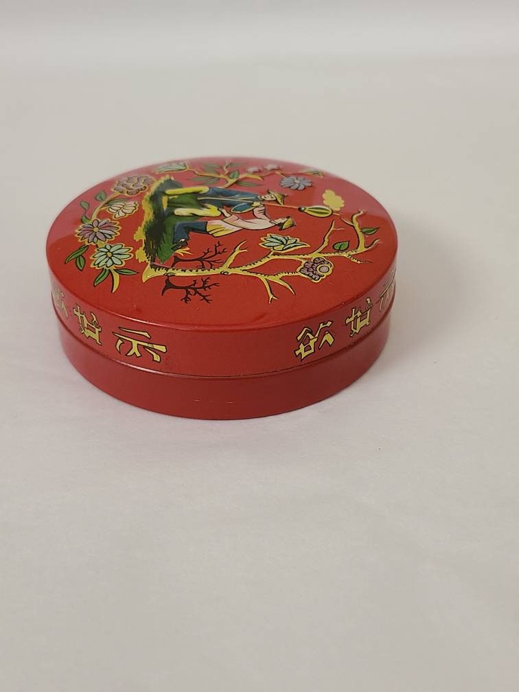 Vintage Baret Ware Red Tin