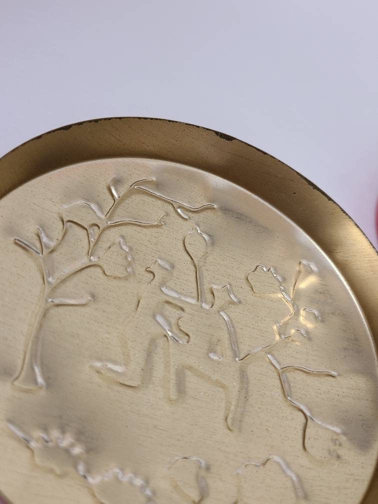 Vintage Baret Ware Red Tin