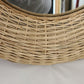 Wicker Round Mirror Hand-woven