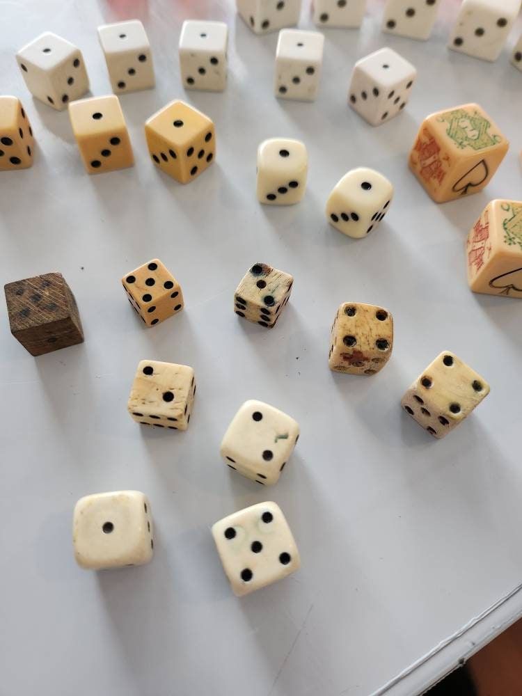 Vintage Various Dice Lot
