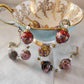 Murano Wedding Cake Choker Necklace