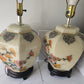 Porcelain Floral Chinese Lamps