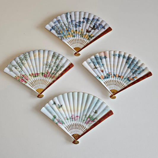 Porcelain Fan Decor Bradford Exchange