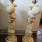 Cherub Porcelain Ceramic Table Lamps
