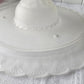 Art Deco Frosted Bonnet Style Ceiling Light Fixture Shade