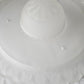 Art Deco Frosted Bonnet Style Ceiling Light Fixture Shade