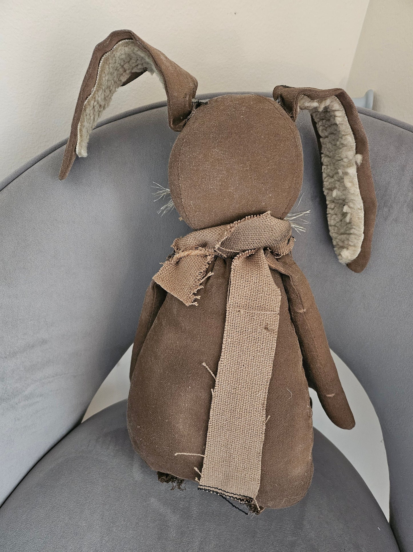 Primitive Handmade Cottontail Bunny