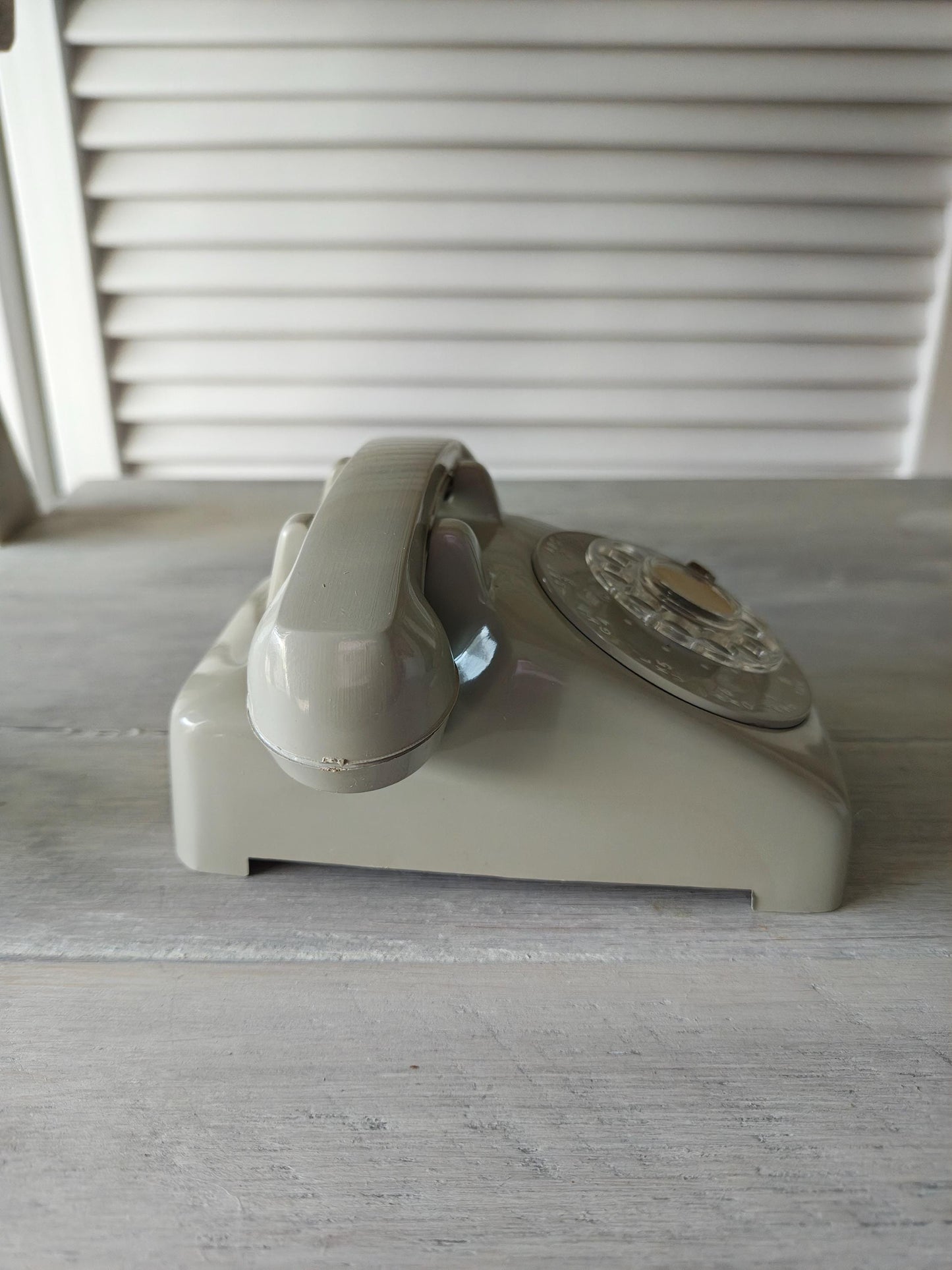 Mini Rotary Dial Salesman Phone (Gray)