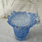 Fratelli Toso Art Glass Basket Vase