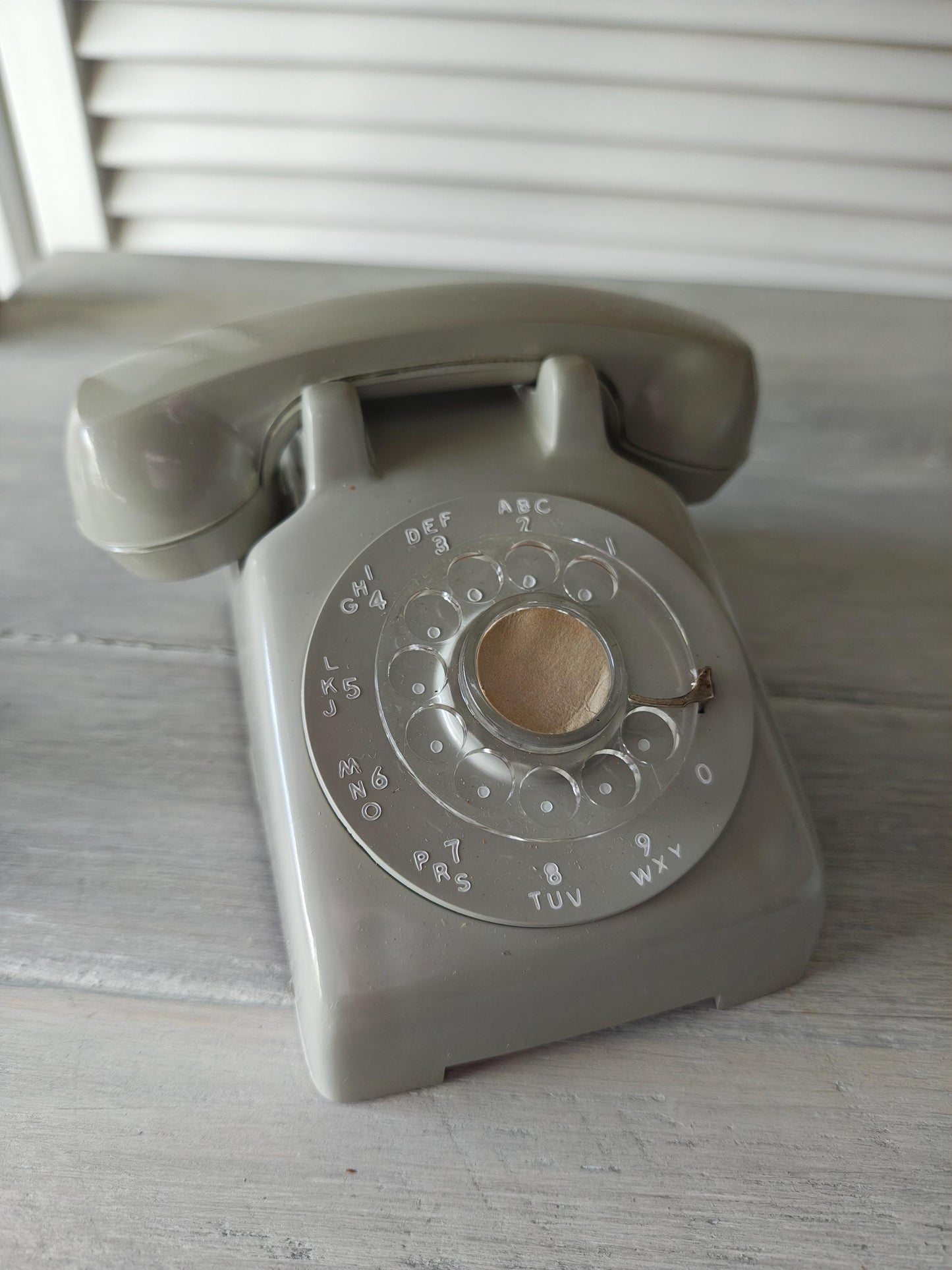 Mini Rotary Dial Salesman Phone (Gray)