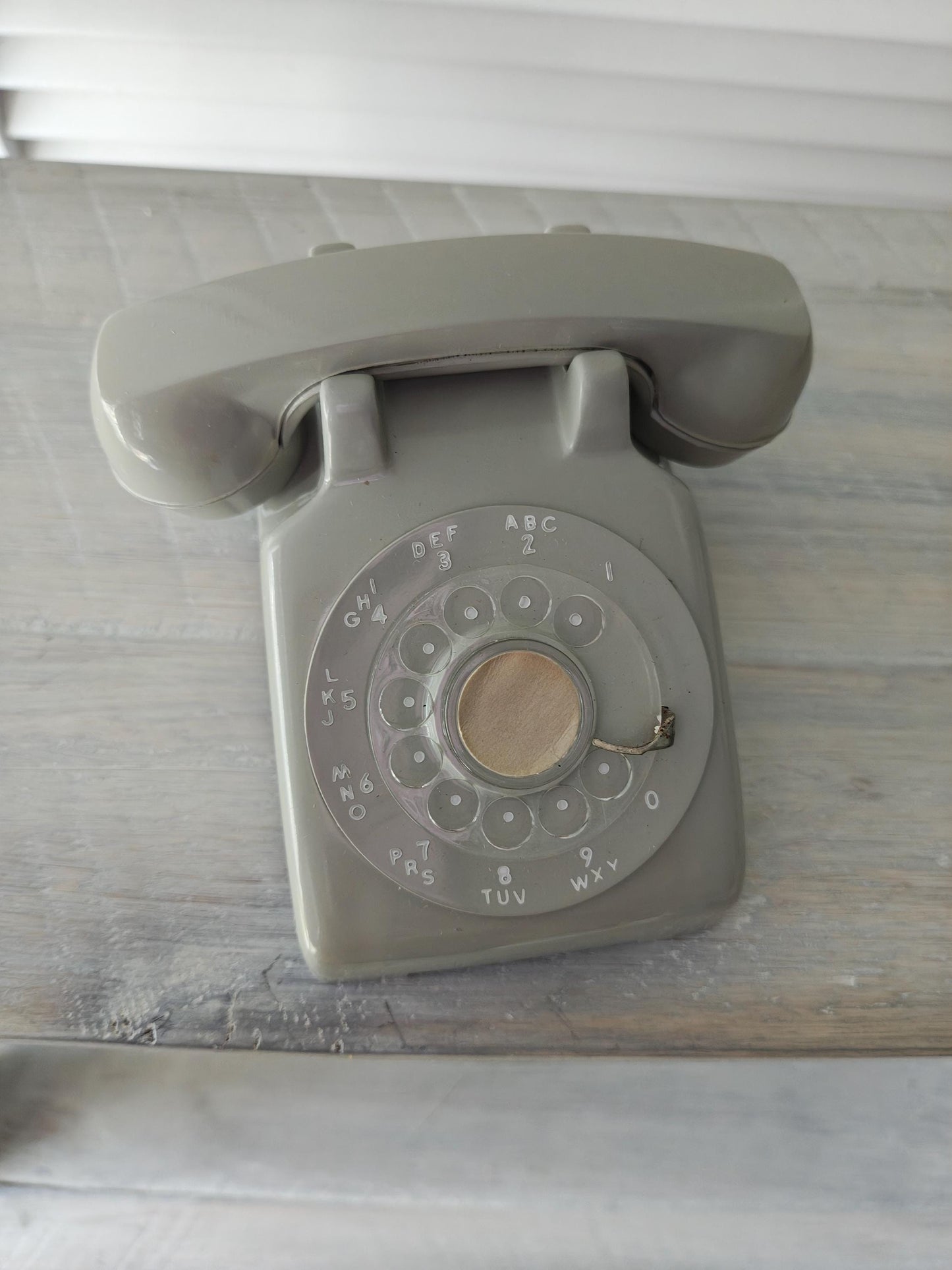 Mini Rotary Dial Salesman Phone (Gray)