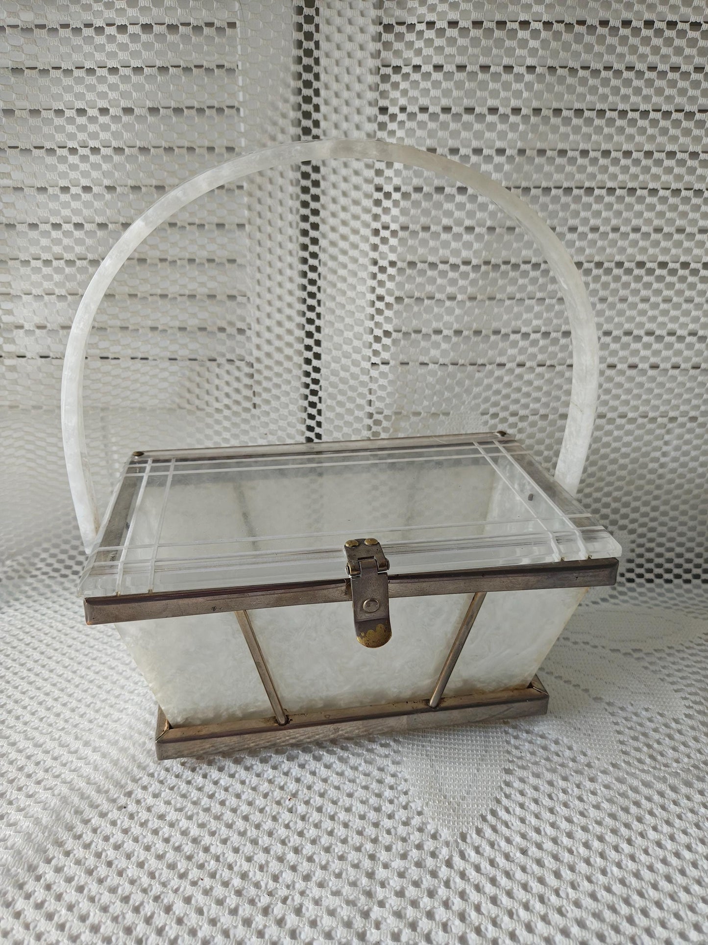 Art Deco Lucite Handbag