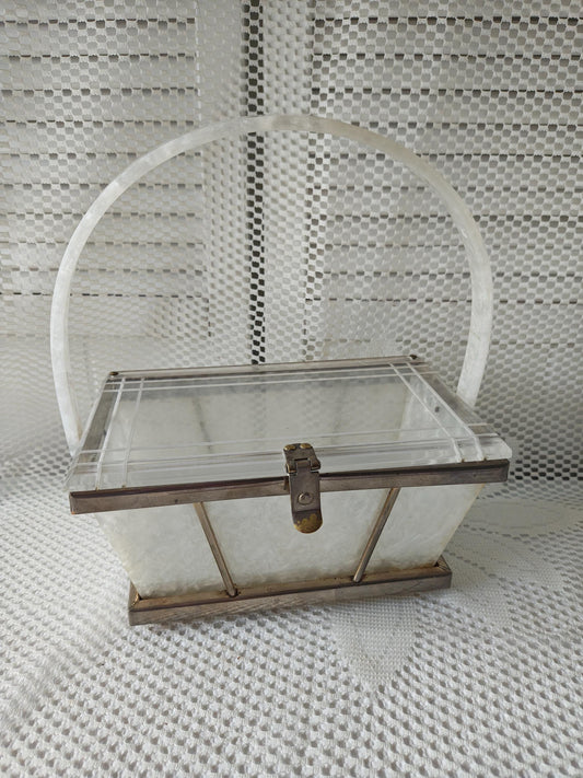 Art Deco Lucite Handbag