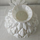 Vintage Quilted Glass Hurricane Lamp Shade