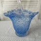 Fratelli Toso Art Glass Basket Vase