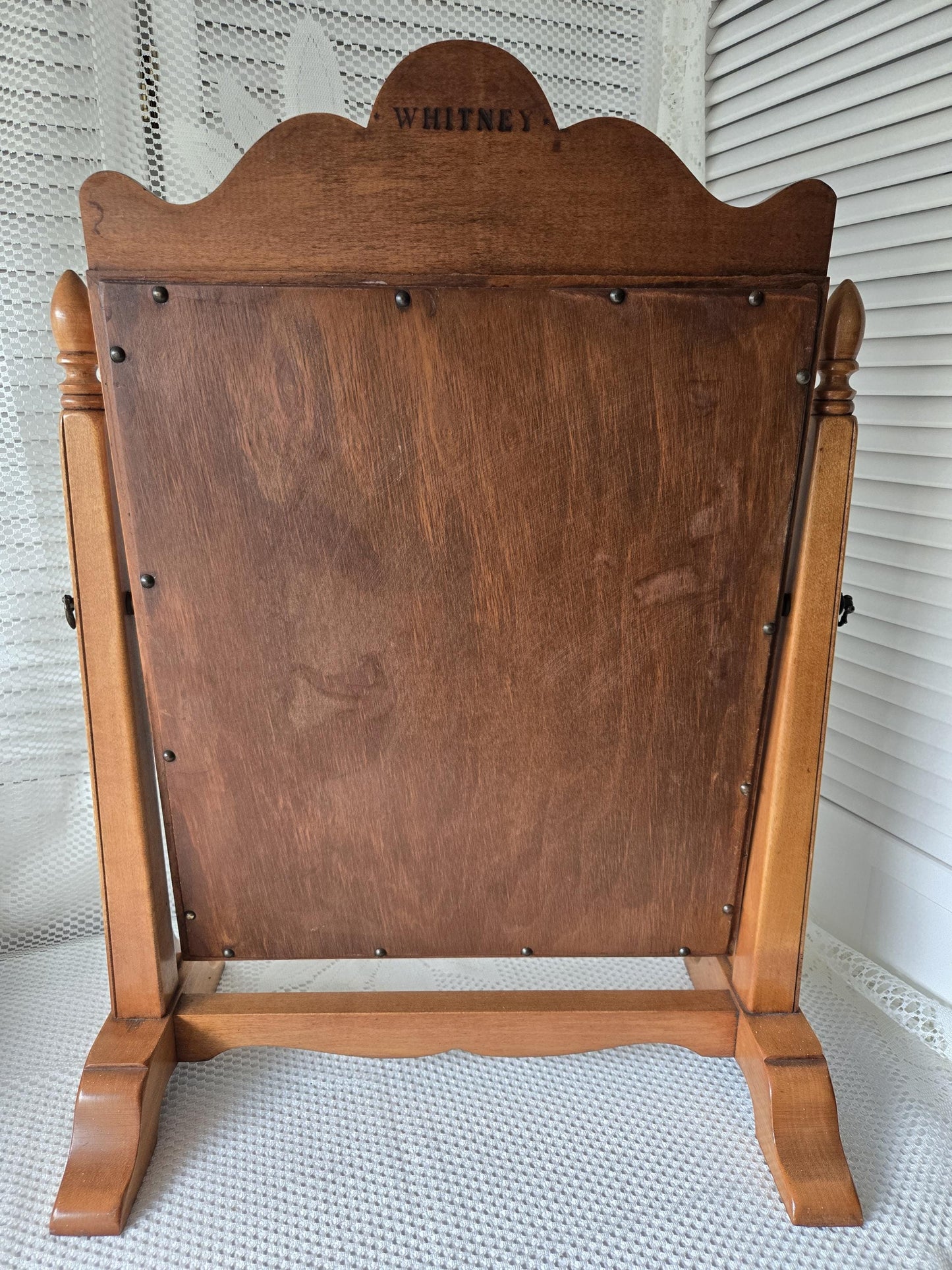 Whitney Maple Wood Shaving Mirror