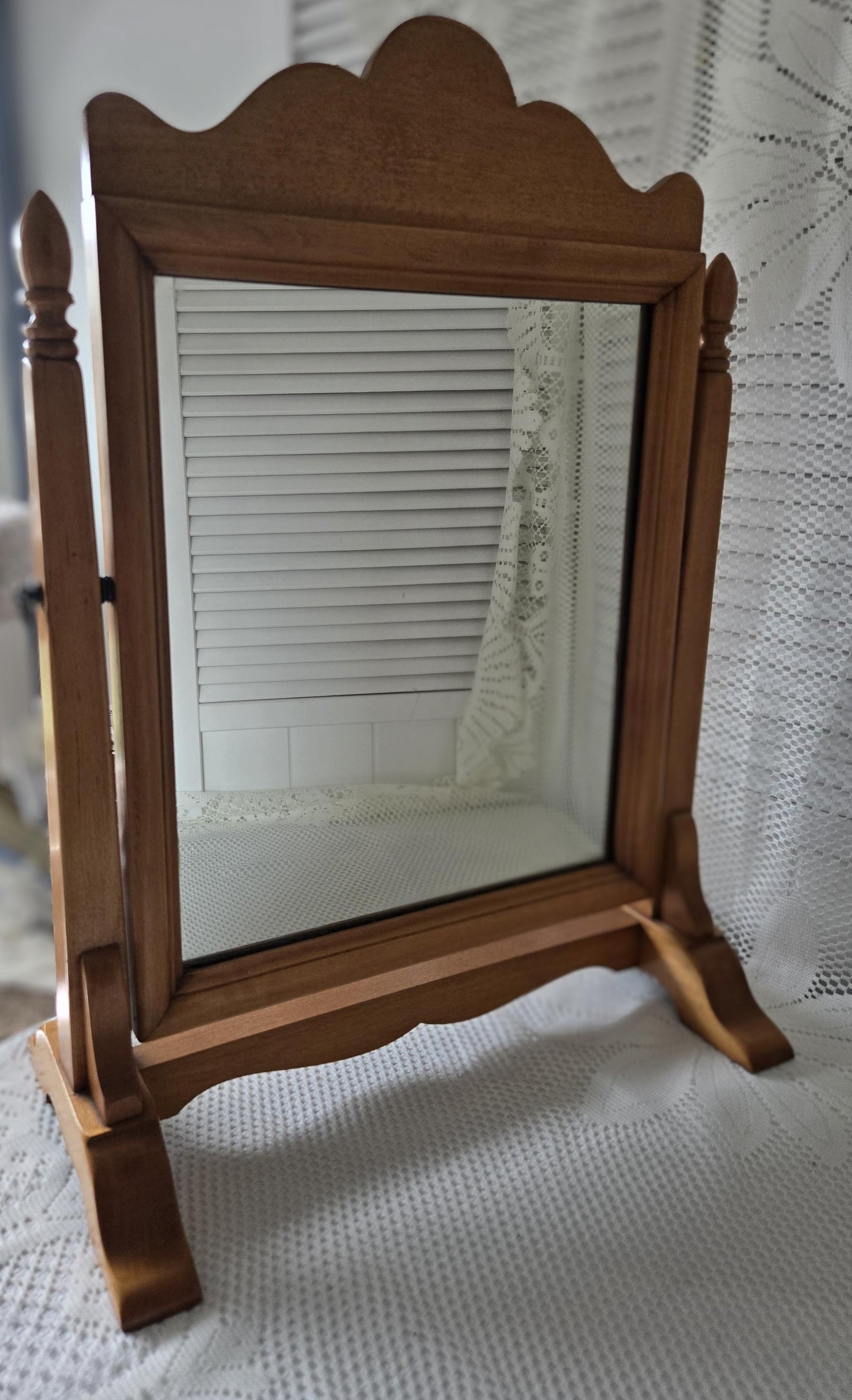 Whitney Maple Wood Shaving Mirror