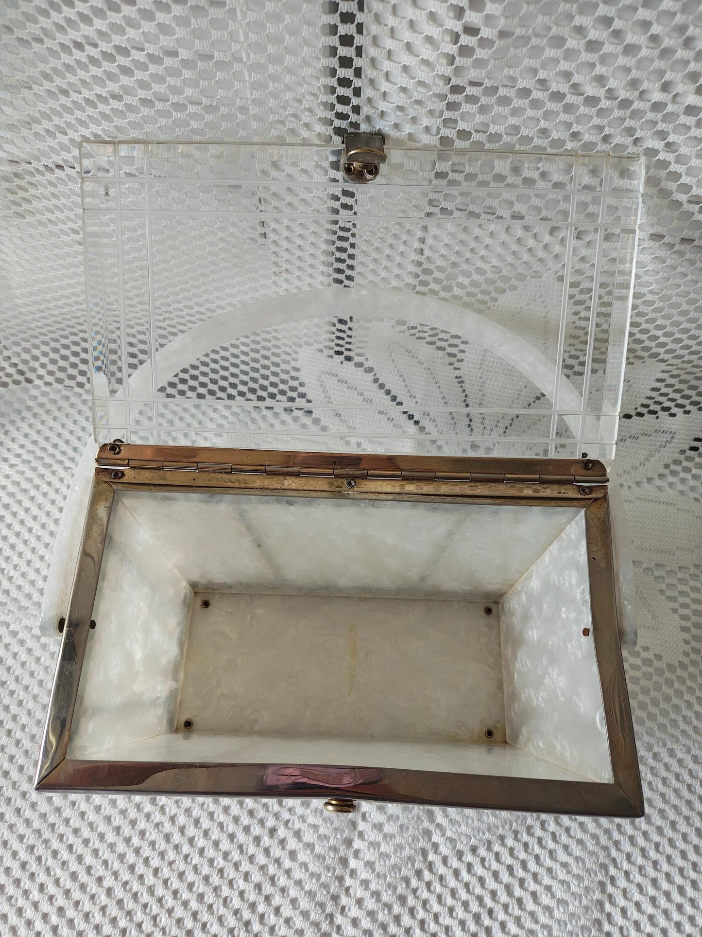 Art Deco Lucite Handbag