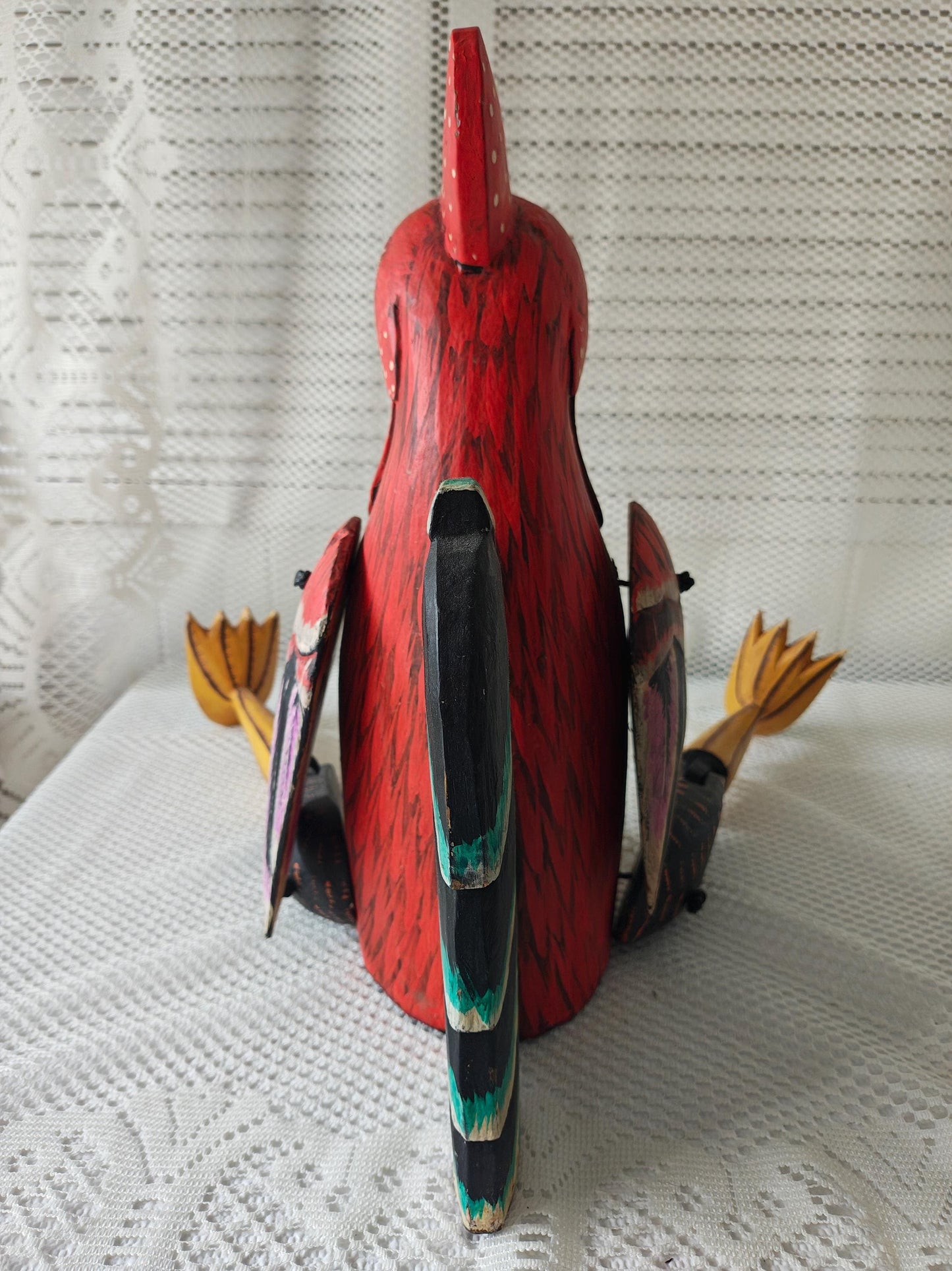 Rooster Wood Yard Decor