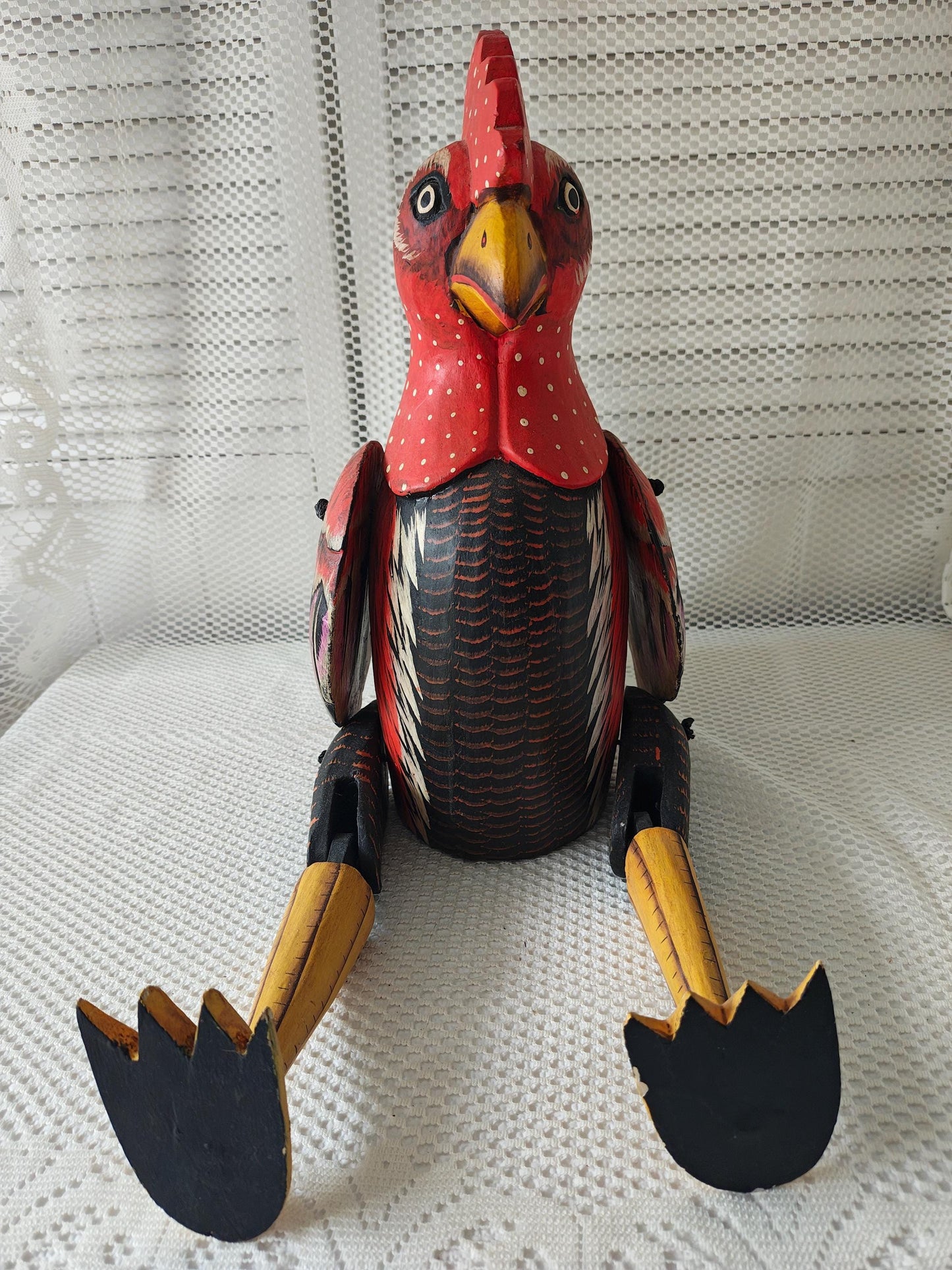 Rooster Wood Yard Decor