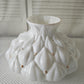 Vintage Quilted Glass Hurricane Lamp Shade