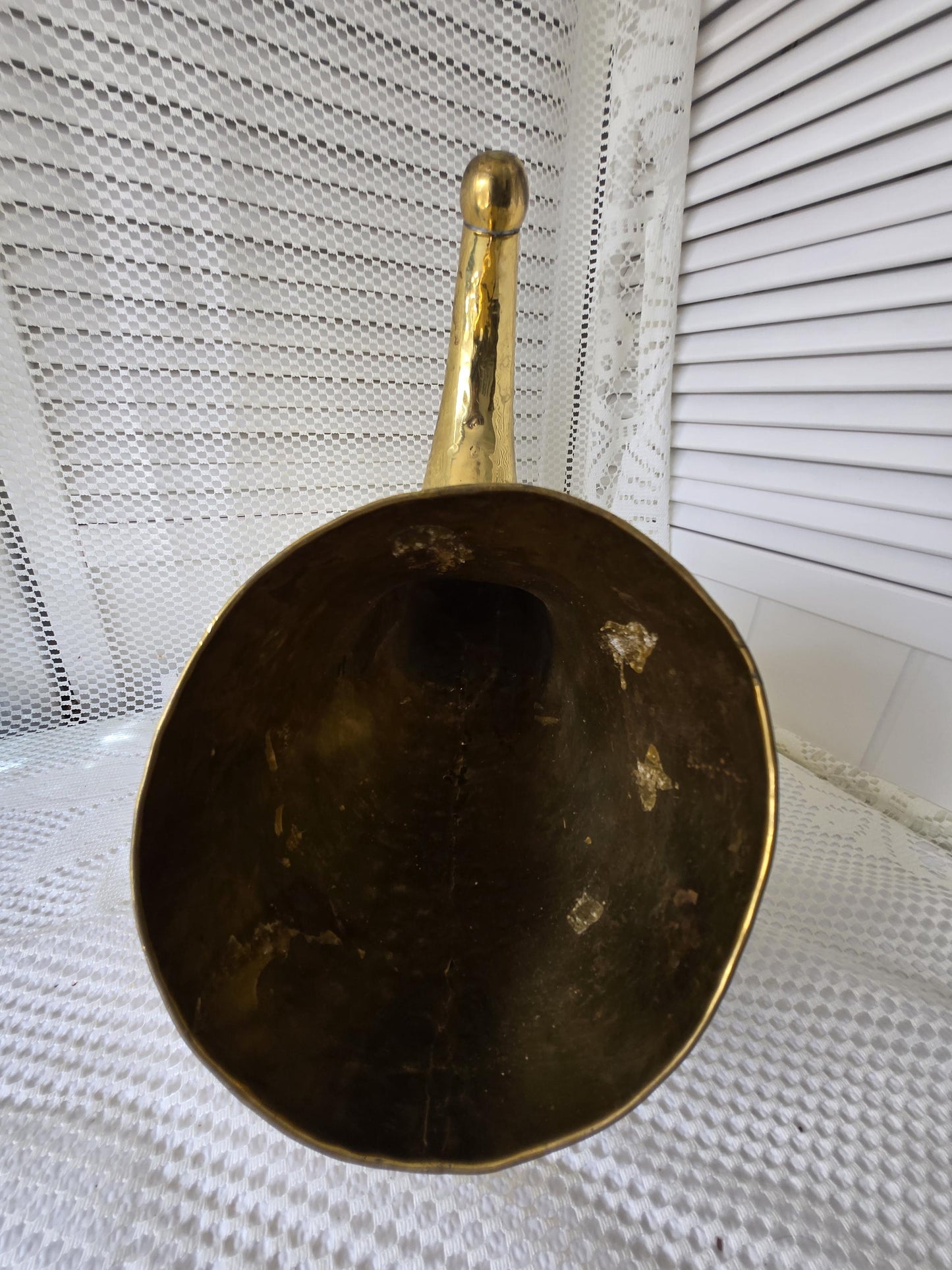 Vintage Hosley Brass Cornucopia Decor