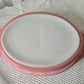 Pink Pyrex Divided Server Mid Century