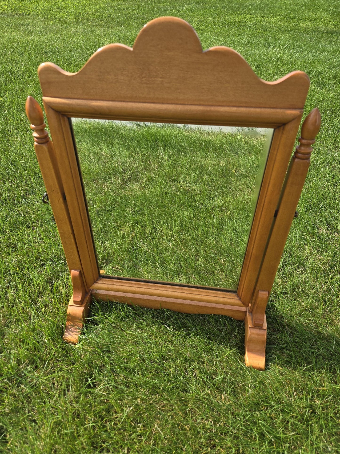 Whitney Maple Wood Shaving Mirror