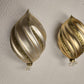 Vintage Glass Gold and Champagne Ornaments (6)