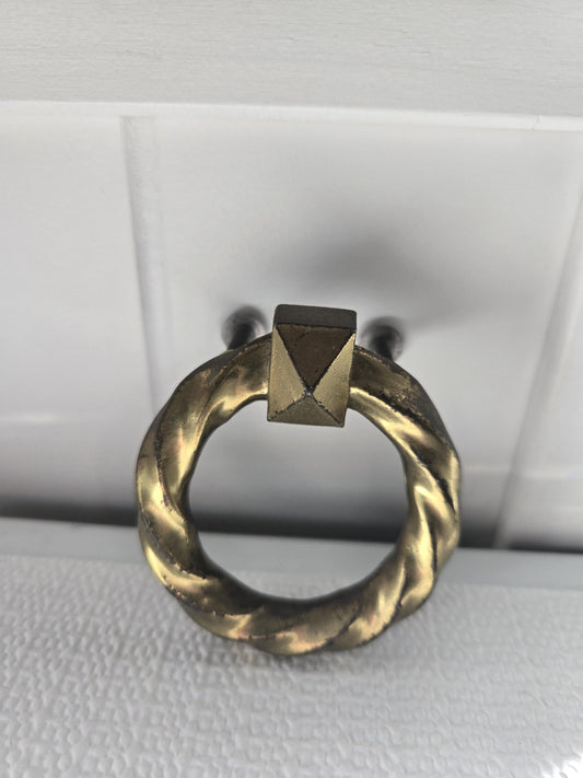 Art Deco Brass Drawer Pulls