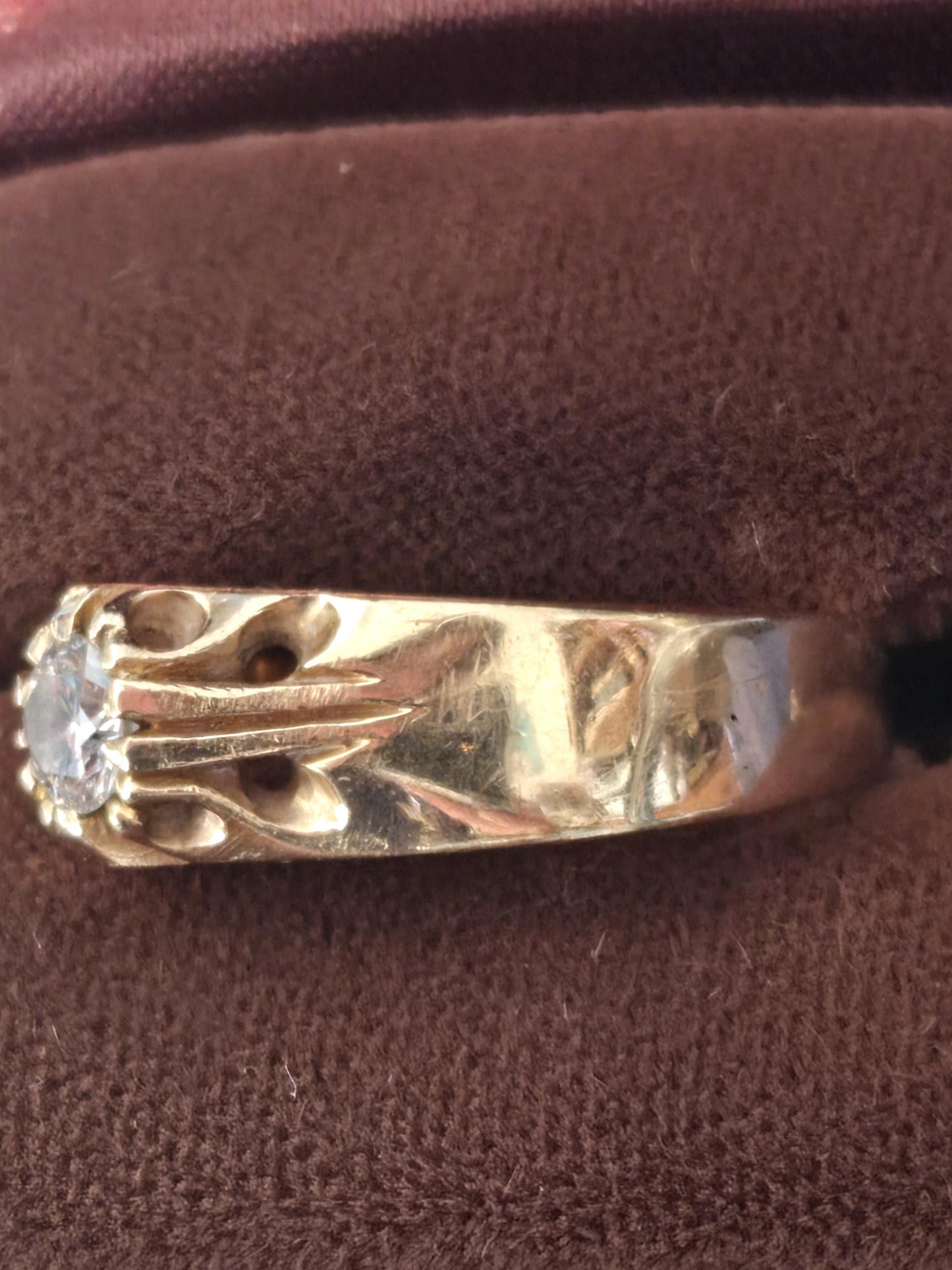 Vintage Art Deco Diamond Solitaire Ring *Local pickup Only*