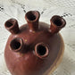Stoneware Pottery Chimney 5-Neck Vase
