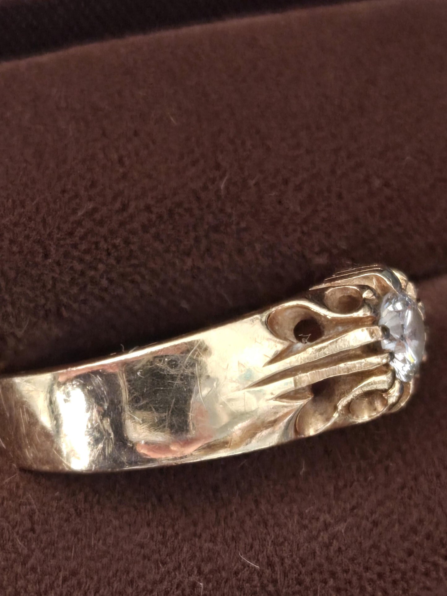 Vintage Art Deco Diamond Solitaire Ring *Local pickup Only*