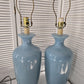 Ceramic Speckle Table Lamps (2)